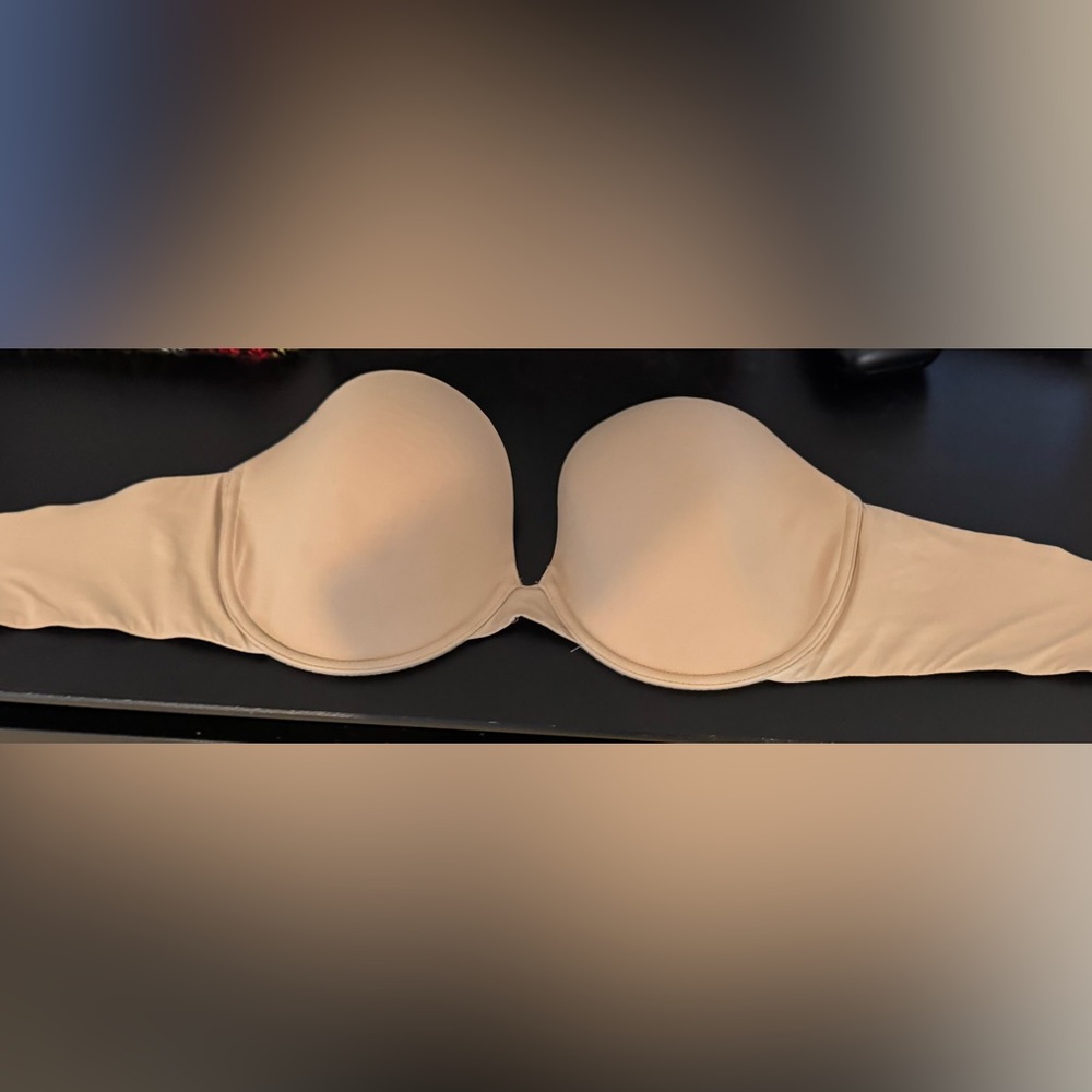 Natori Beige Strapless Bra
